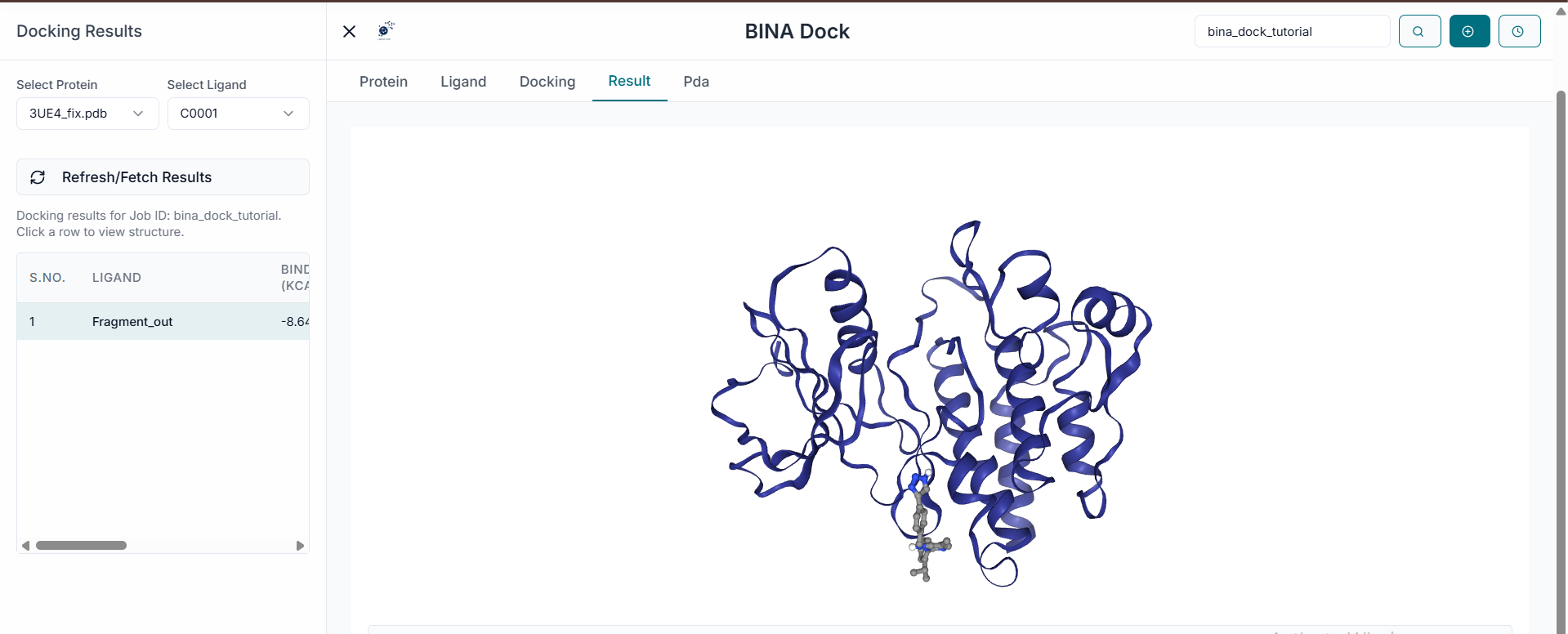 Download poses button