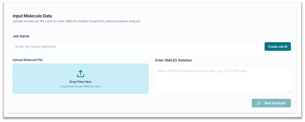 PharmFrag Workspace Overview